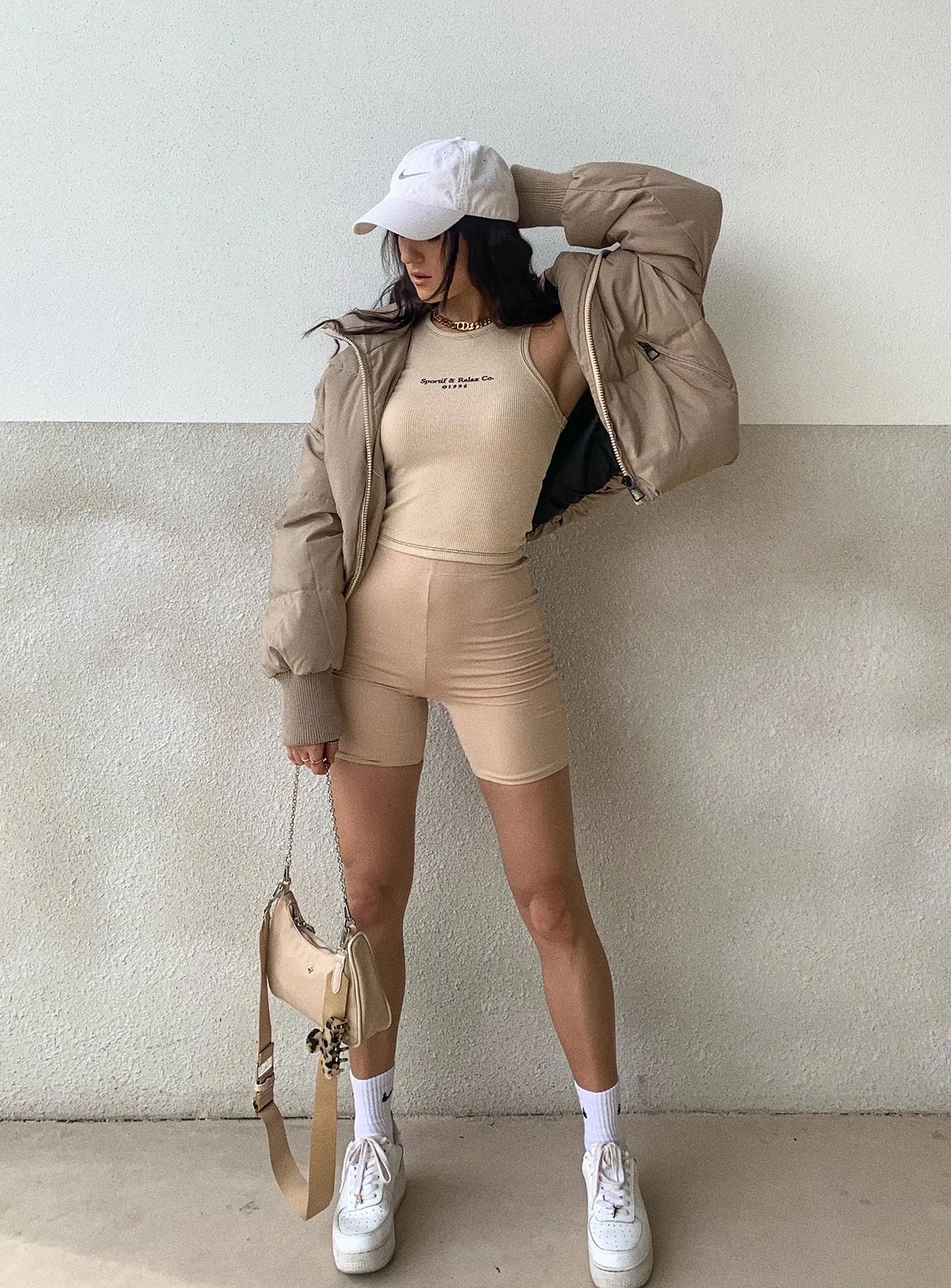 Abe Puffer Jacket Beige