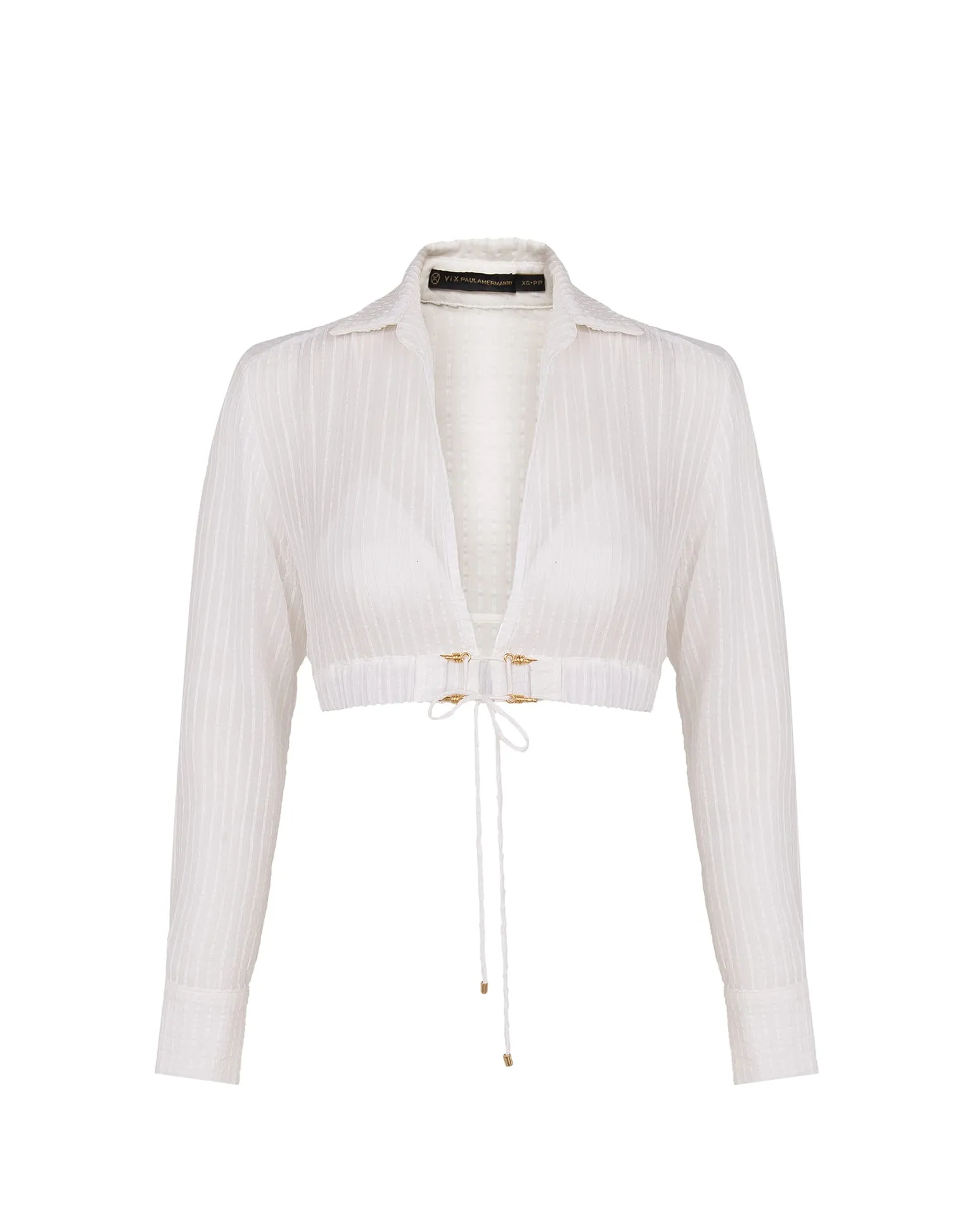 Alexia Detail Blouse - Off White