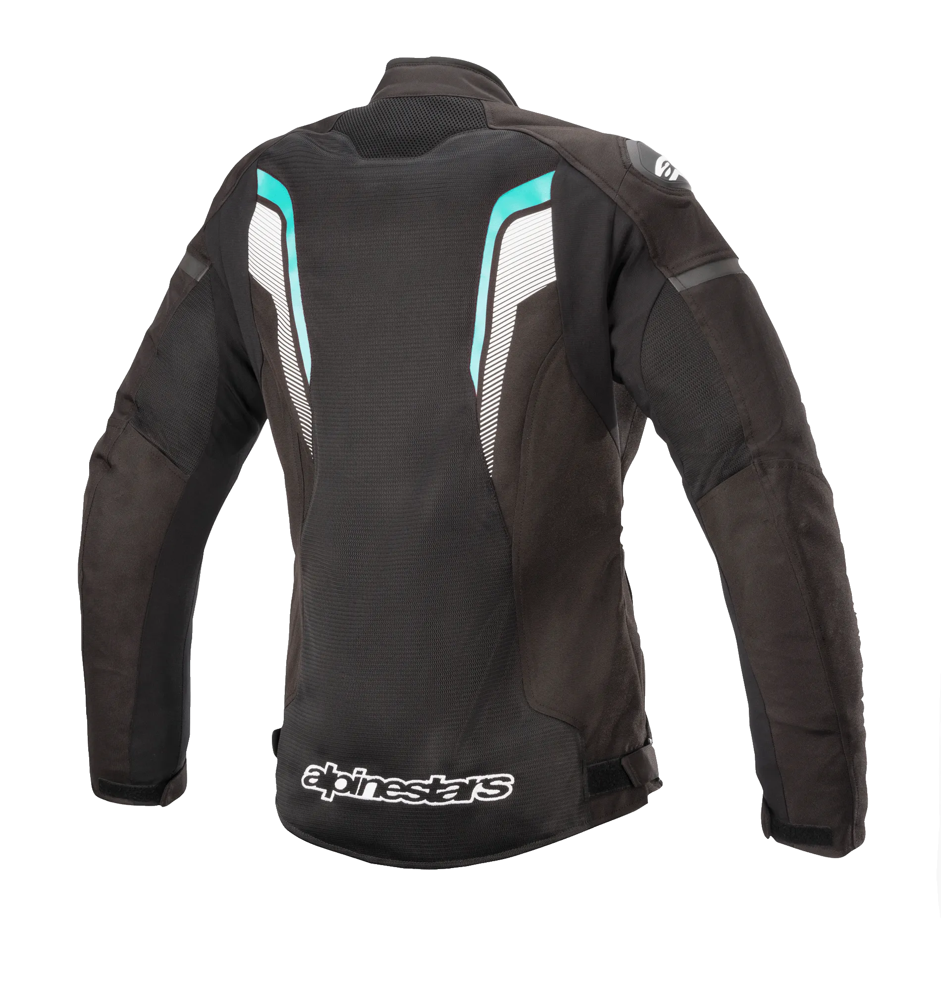 ALPINESTARS STELLA T-GP PLUS R V3 AIR MOTORCYCLE JACKET - BLACK/WHITE/TEAL
