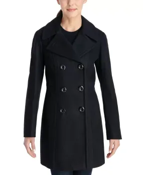 Anne Klein Double-Breasted Peacoat