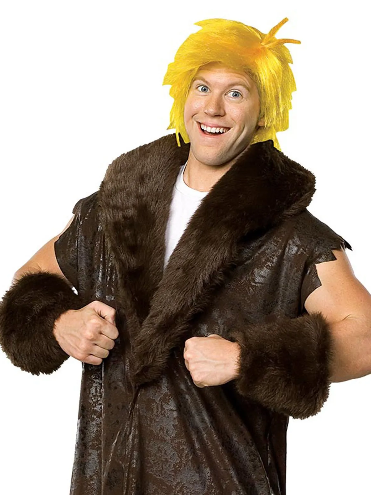 Barney Rubble Deluxe Costume for Adults - Warner Bros The Flintstones