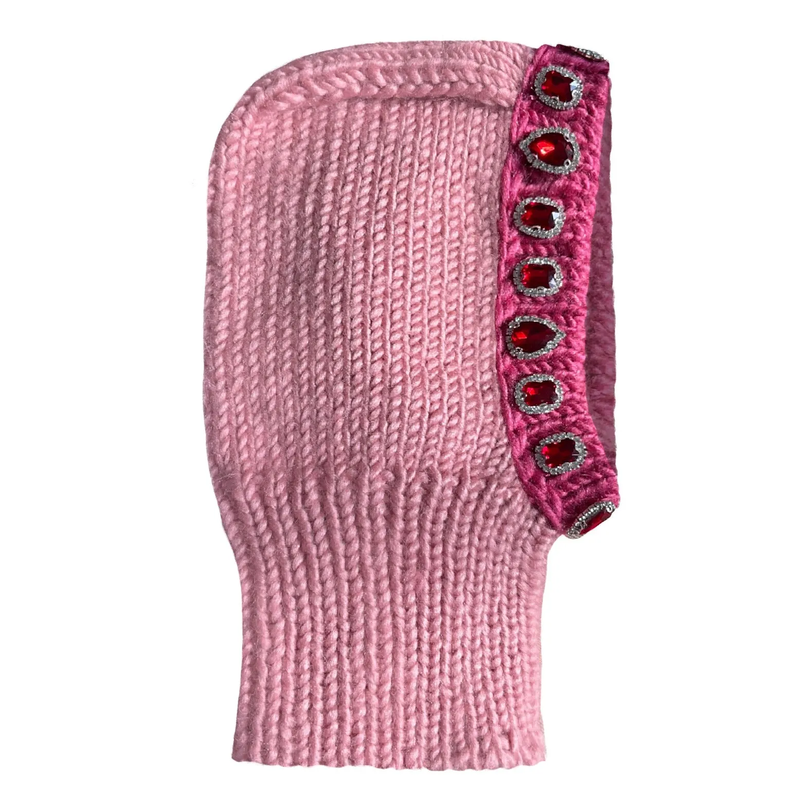 Crystal Hand Knitted Balaclava