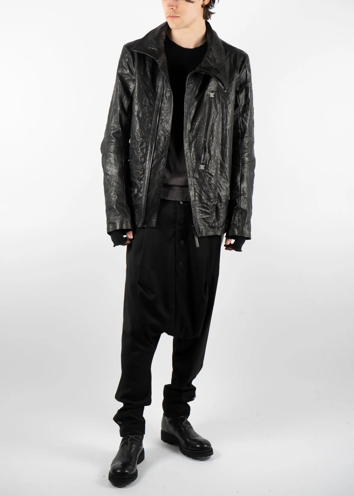 Depasse Leather Jacket Black