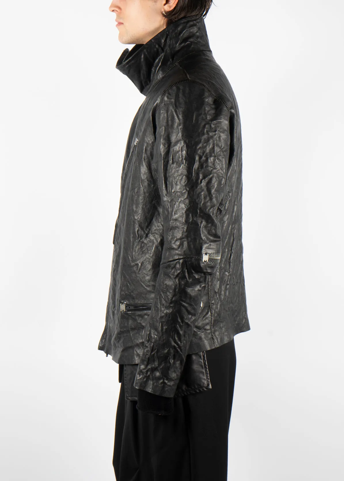 Depasse Leather Jacket Black