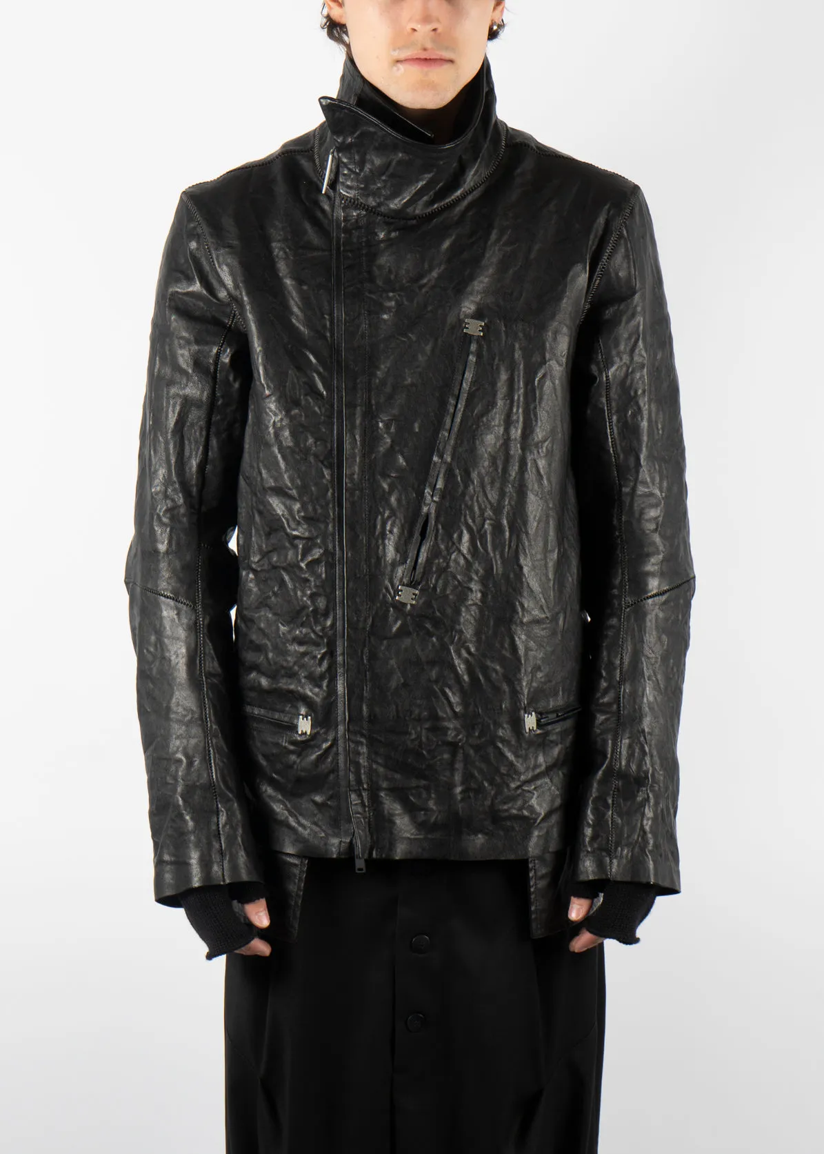 Depasse Leather Jacket Black