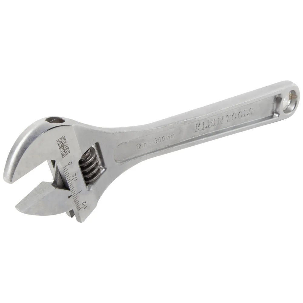 Klein Tools 507-12 Adjustable Wrench, Extra Capacity, 12"
