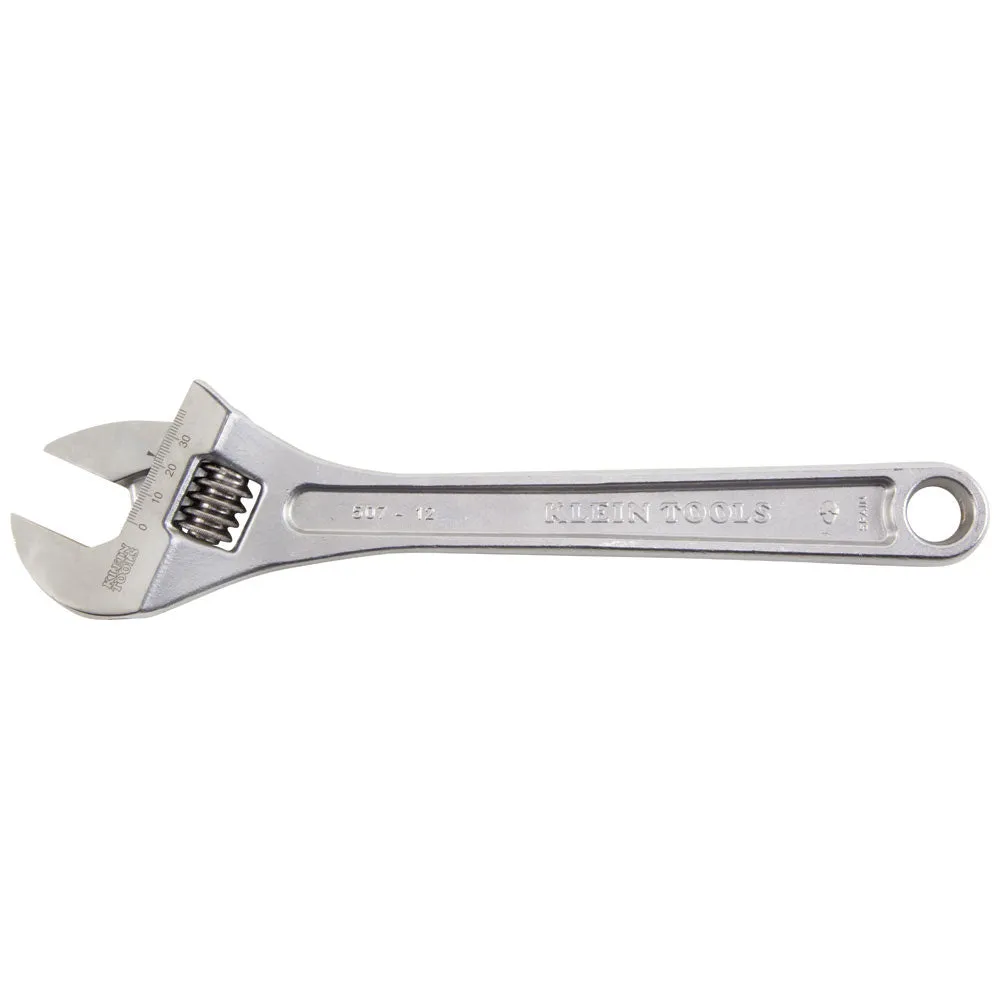 Klein Tools 507-12 Adjustable Wrench, Extra Capacity, 12"