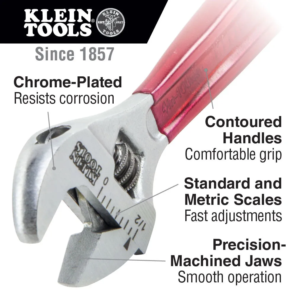 Klein Tools 507-12 Adjustable Wrench, Extra Capacity, 12"