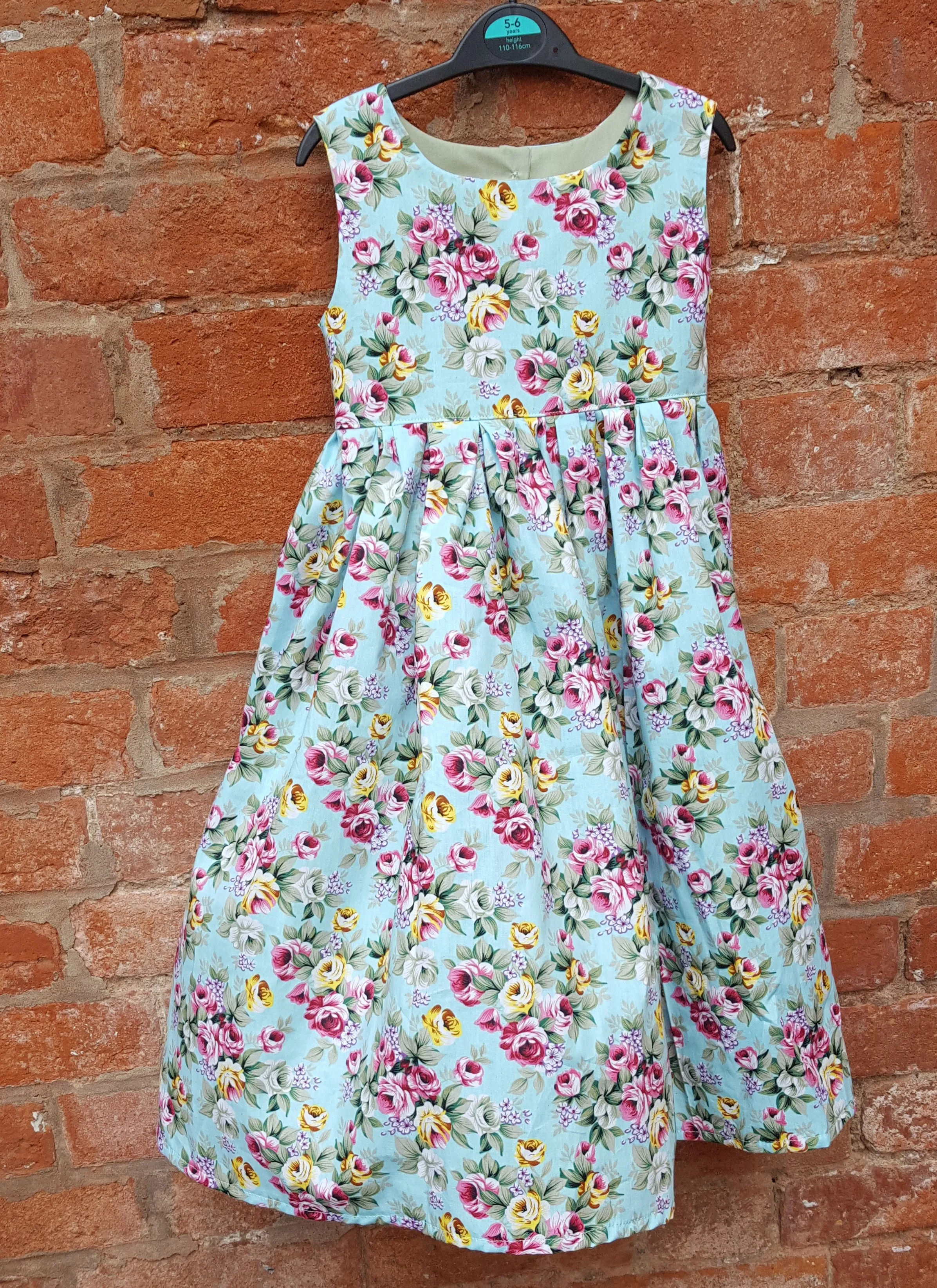Little girls maxi dress, to fit age 4, Party dress, alternative wear dress,