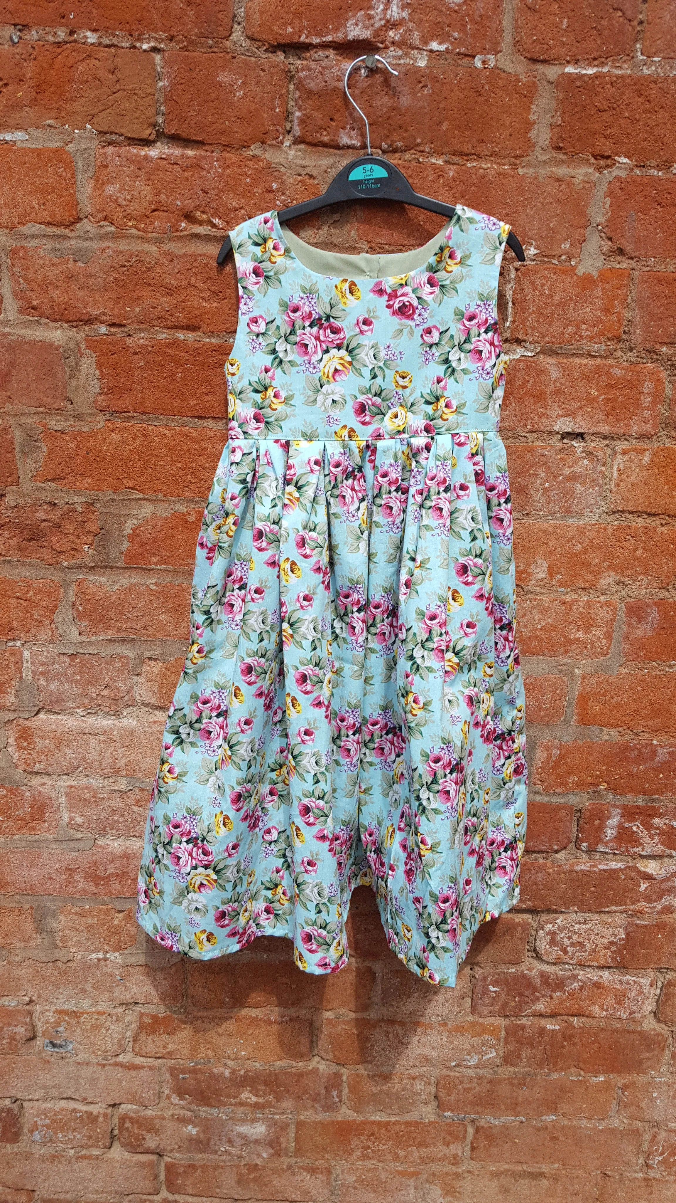 Little girls maxi dress, to fit age 4, Party dress, alternative wear dress,