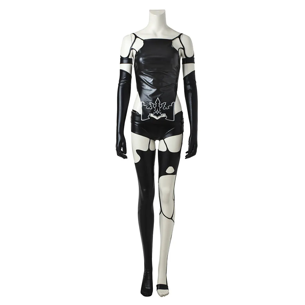 NieR: Automata A2 YoRHa No.2 Type A Women Black Suit Party Carnival Halloween Cosplay Costume