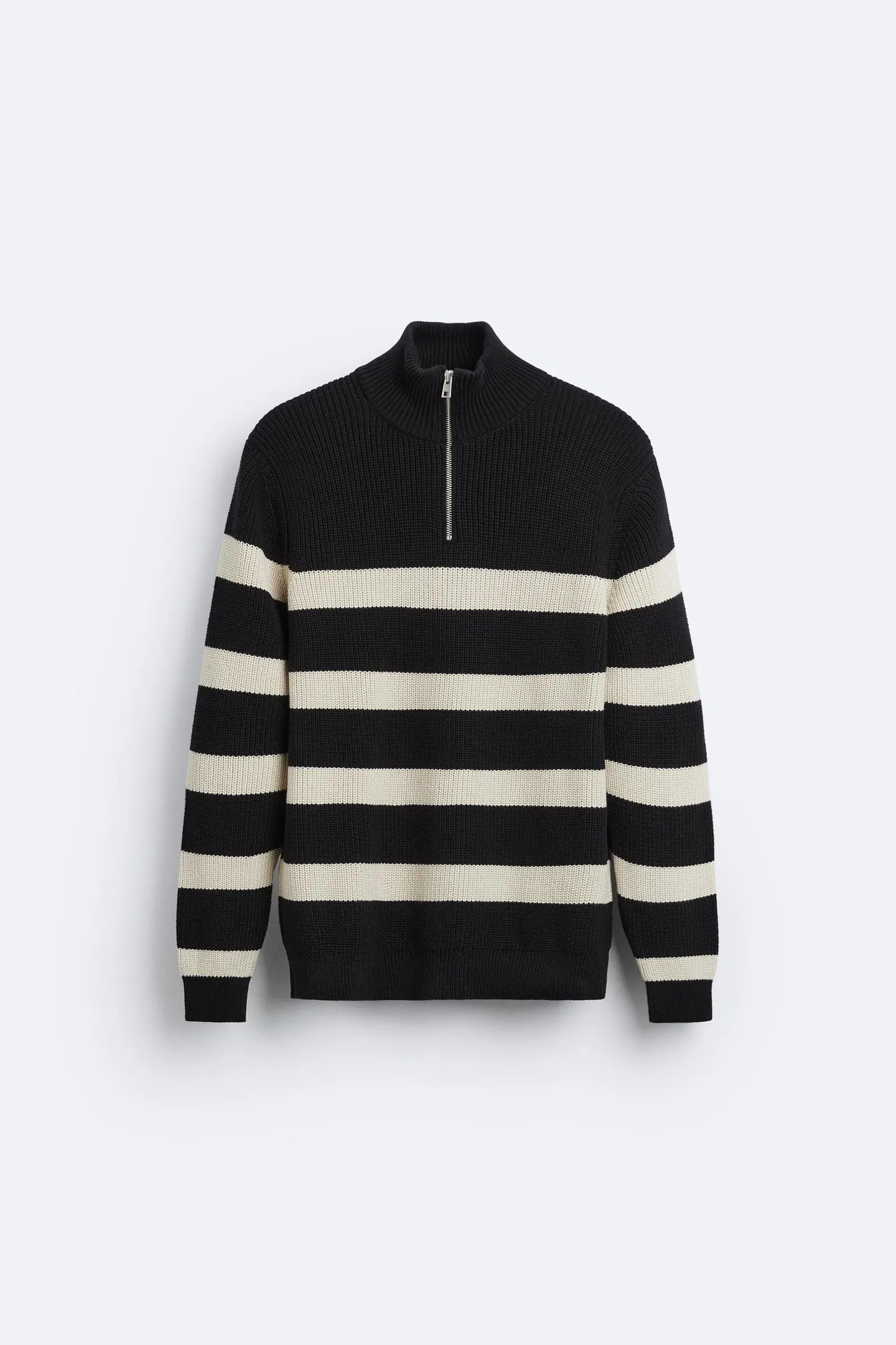Old Money Wool Elegant Striped Sweater