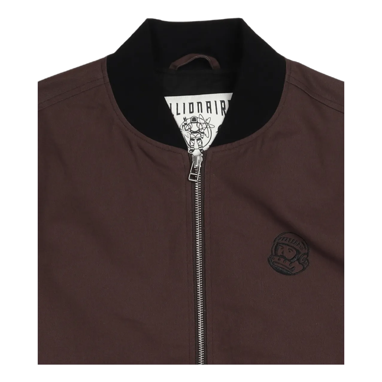 Stencil Logo Bomber Jacket Grey